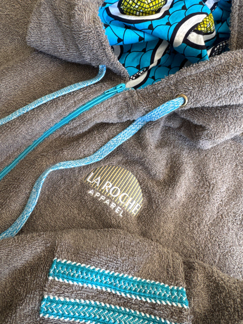 GREY + Mama Afrika | Changing Towel with zip
