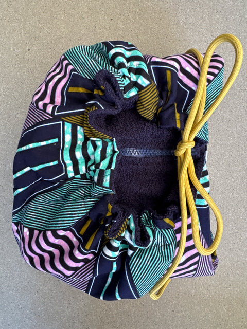KIDS NAVY + MA Olive Towel with zip
