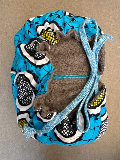 GREY + Mama Afrika | Changing Towel with zip