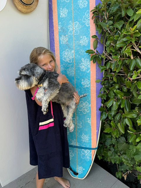 NAVY + MA Pink | Changing Towel
